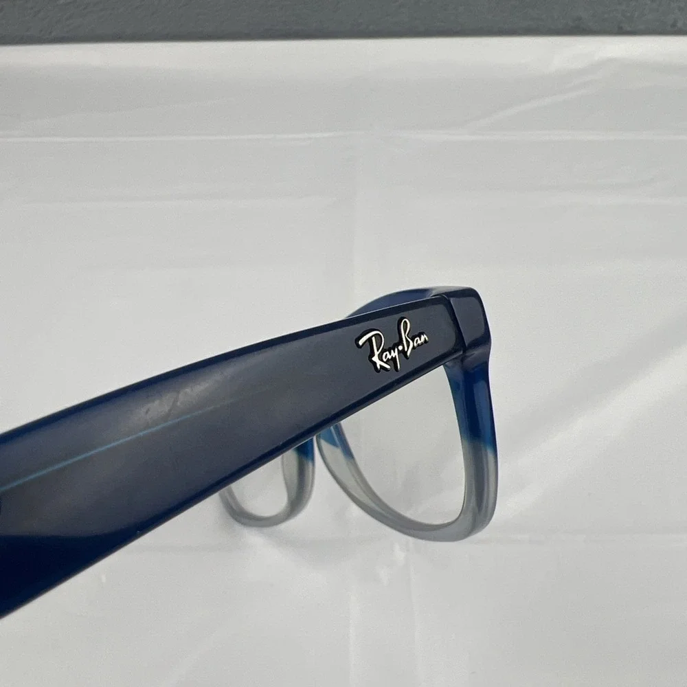 Ray Ban Kids Eyeglasses RB 1528  3581  FRAMES ONLY Blue Clear Full Rim 48-16-130